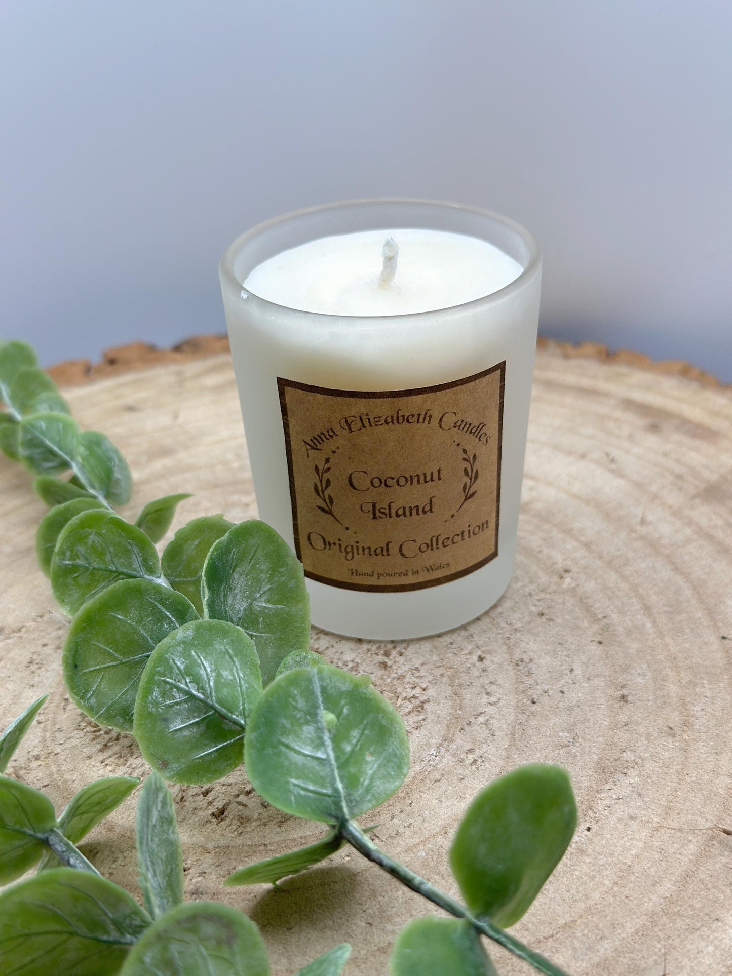 Mystery Scent Mini Candle: Frosted Jar, Olive Wax, Vegan