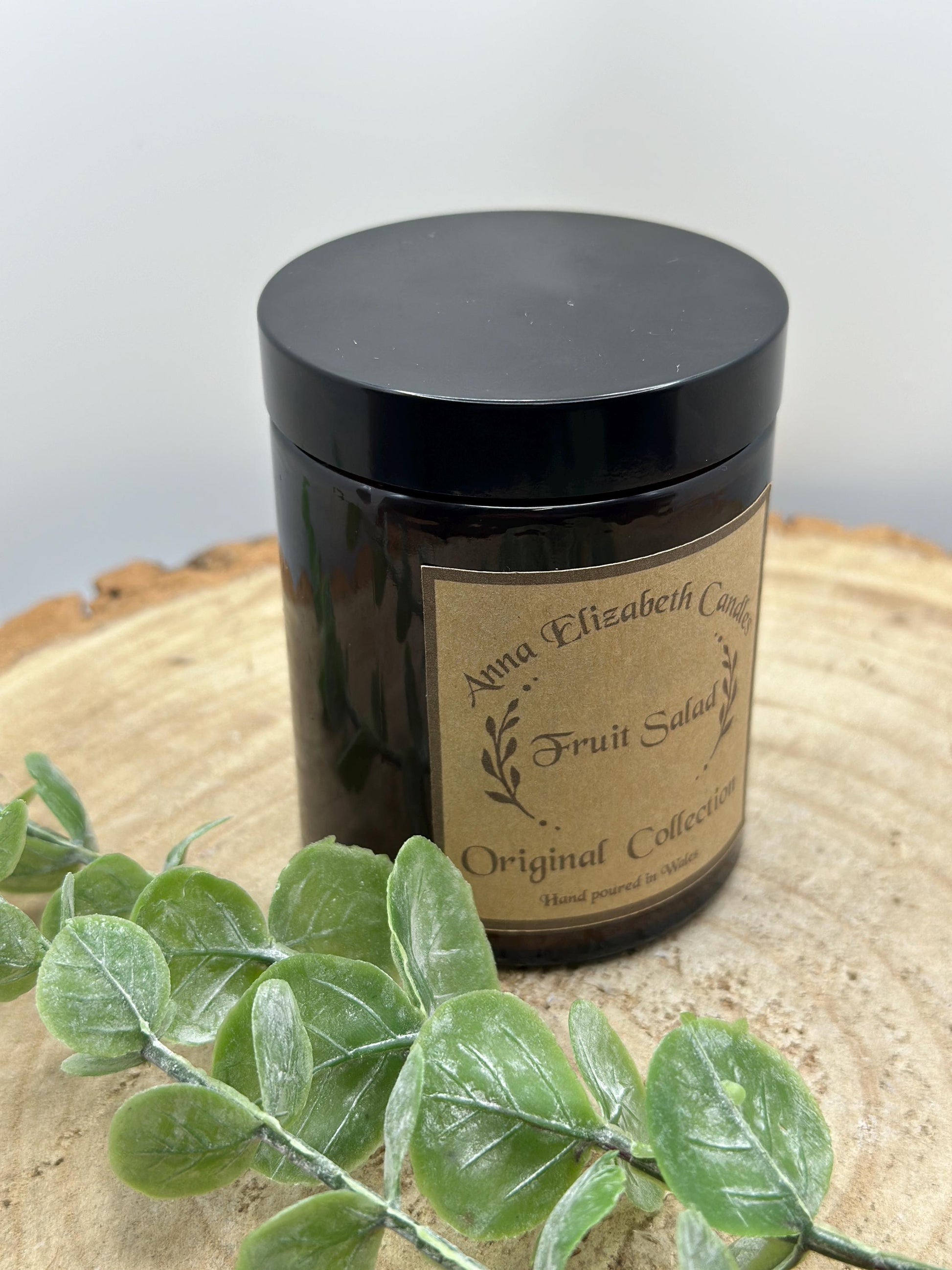 Mystery Scent Olive Wax Candle: Lucky Dip Amber Jar, Hand-Poured