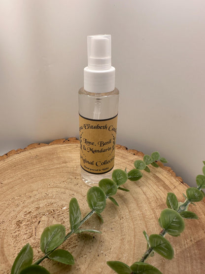 Lime Basil Mandarin Natural Room Spray: Eco-Friendly Home Refresh
