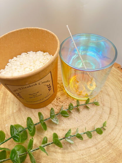 Limited Edition Rainbow Jar DIY Candle Kit, Make Your Own Olive Candles, Candle Craft Kit