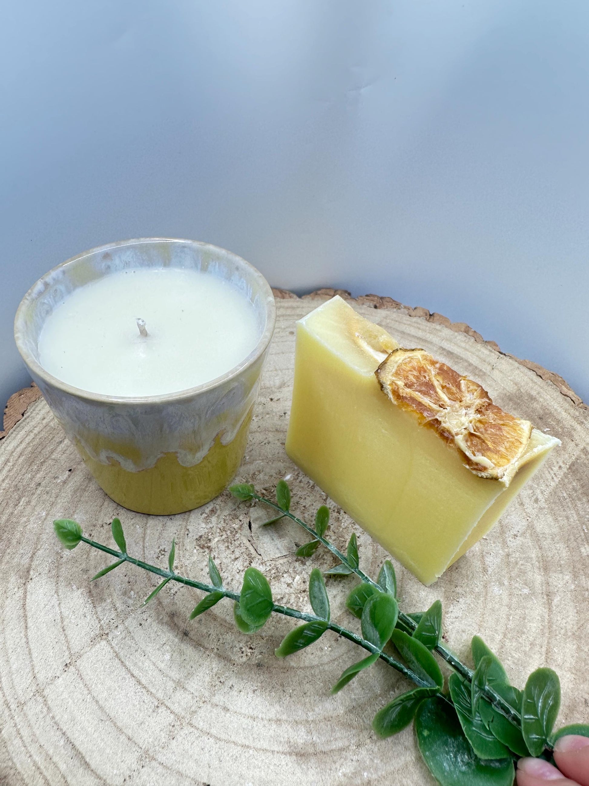 Box of Energy Wellness Box, Candle & Sunshine Soap Gift Set, Bright and Uplifting Wellness