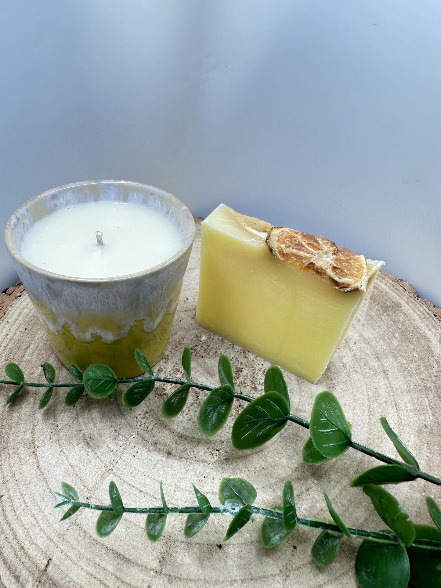 Box of Energy Wellness Box, Candle & Sunshine Soap Gift Set, Bright and Uplifting Wellness
