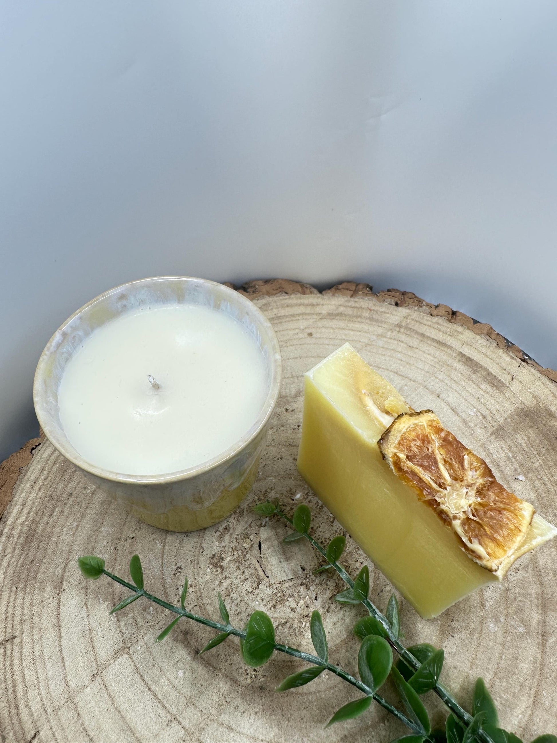 Box of Energy Wellness Box, Candle & Sunshine Soap Gift Set, Bright and Uplifting Wellness