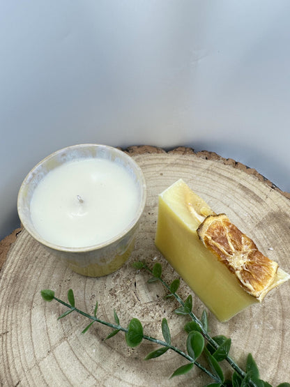 Box of Energy Wellness Box, Candle & Sunshine Soap Gift Set, Bright and Uplifting Wellness