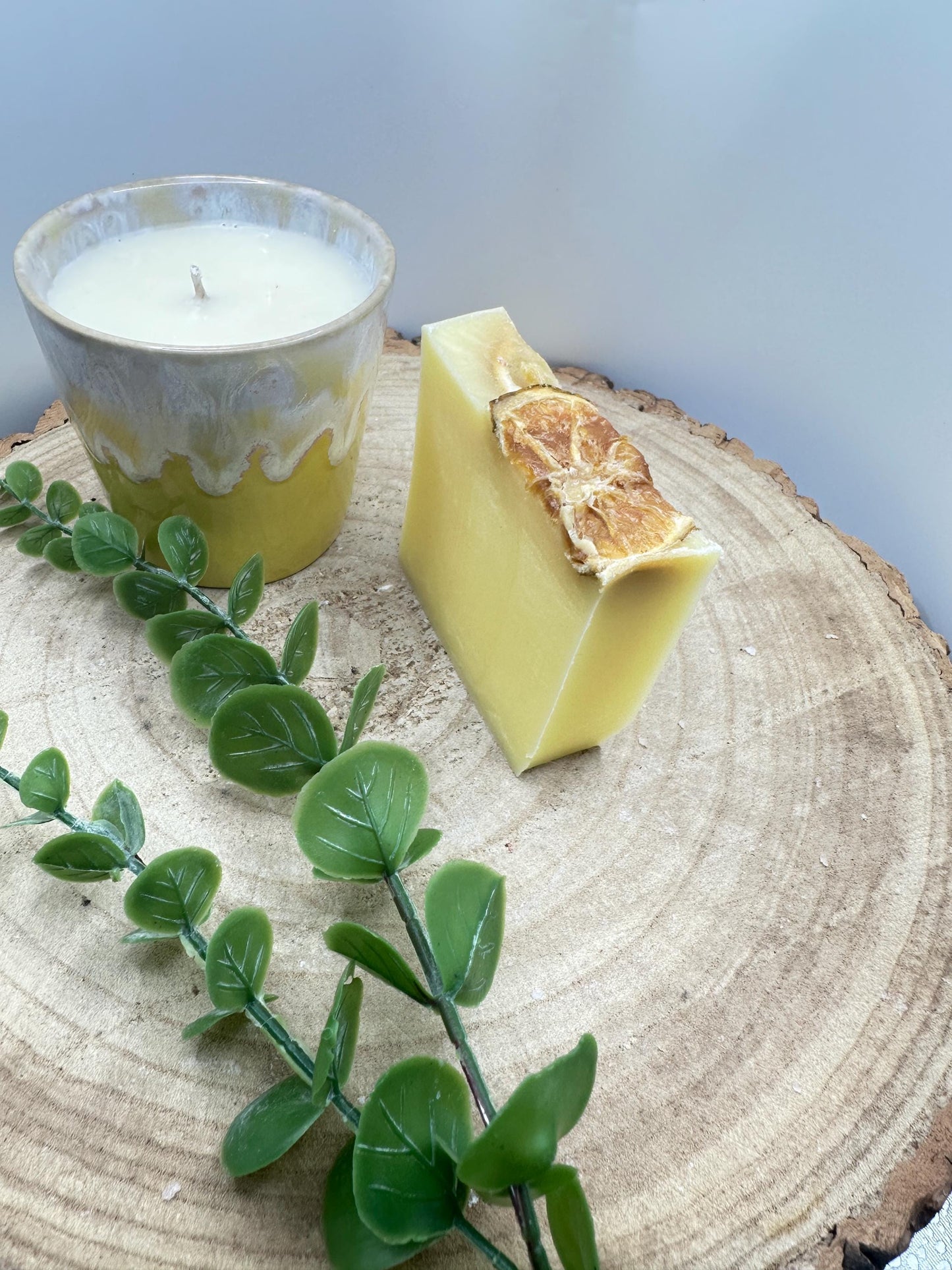 Box of Energy Wellness Box, Candle & Sunshine Soap Gift Set, Bright and Uplifting Wellness