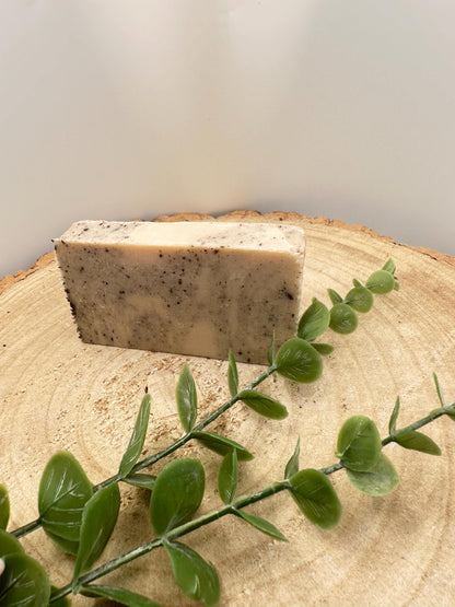 Coconut Soap Bar, Creaming & Nourishing Soap Bar with Gentle Exfoliation