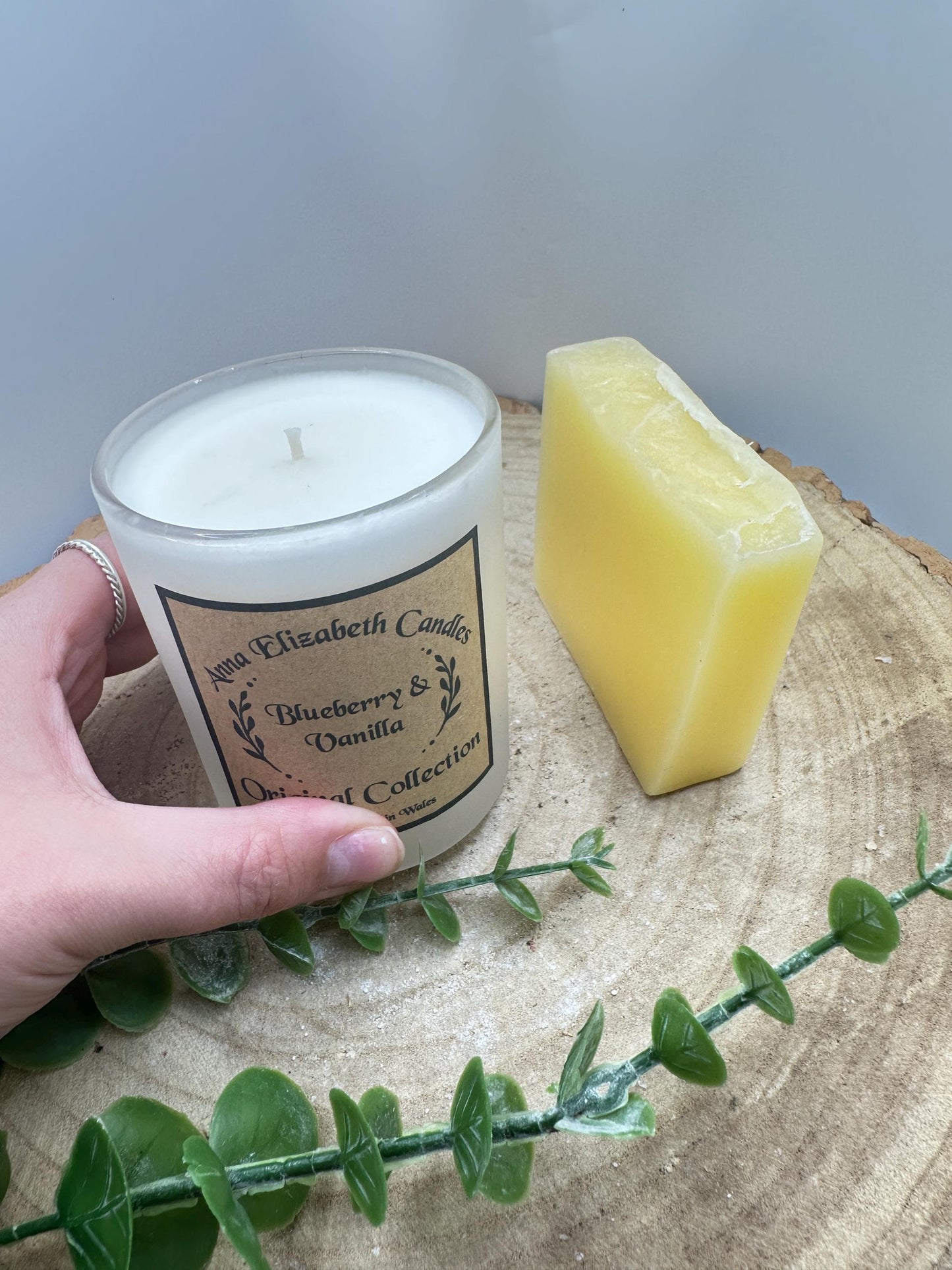 Personalised Candle & Soap Gift Set, Medium Frosted Jar Candle with Luxury Soap, Gift Box for Her, Wellness Gift Box, Personalised Gift Box
