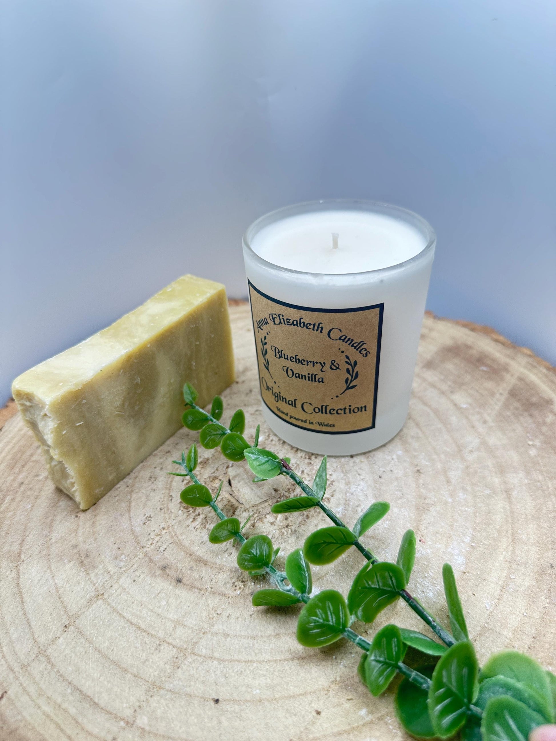 Personalised Candle & Soap Gift Set, Medium Frosted Jar Candle with Luxury Soap, Gift Box for Her, Wellness Gift Box, Personalised Gift Box