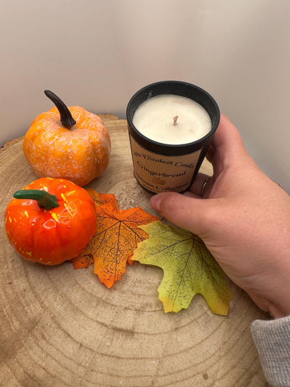 Mini Autumn Candle Full Collection, Olive Wax Seasonal Candles, Toasted Marshmallow, Pumpkin Spice, Witches Brew & Gingerbread