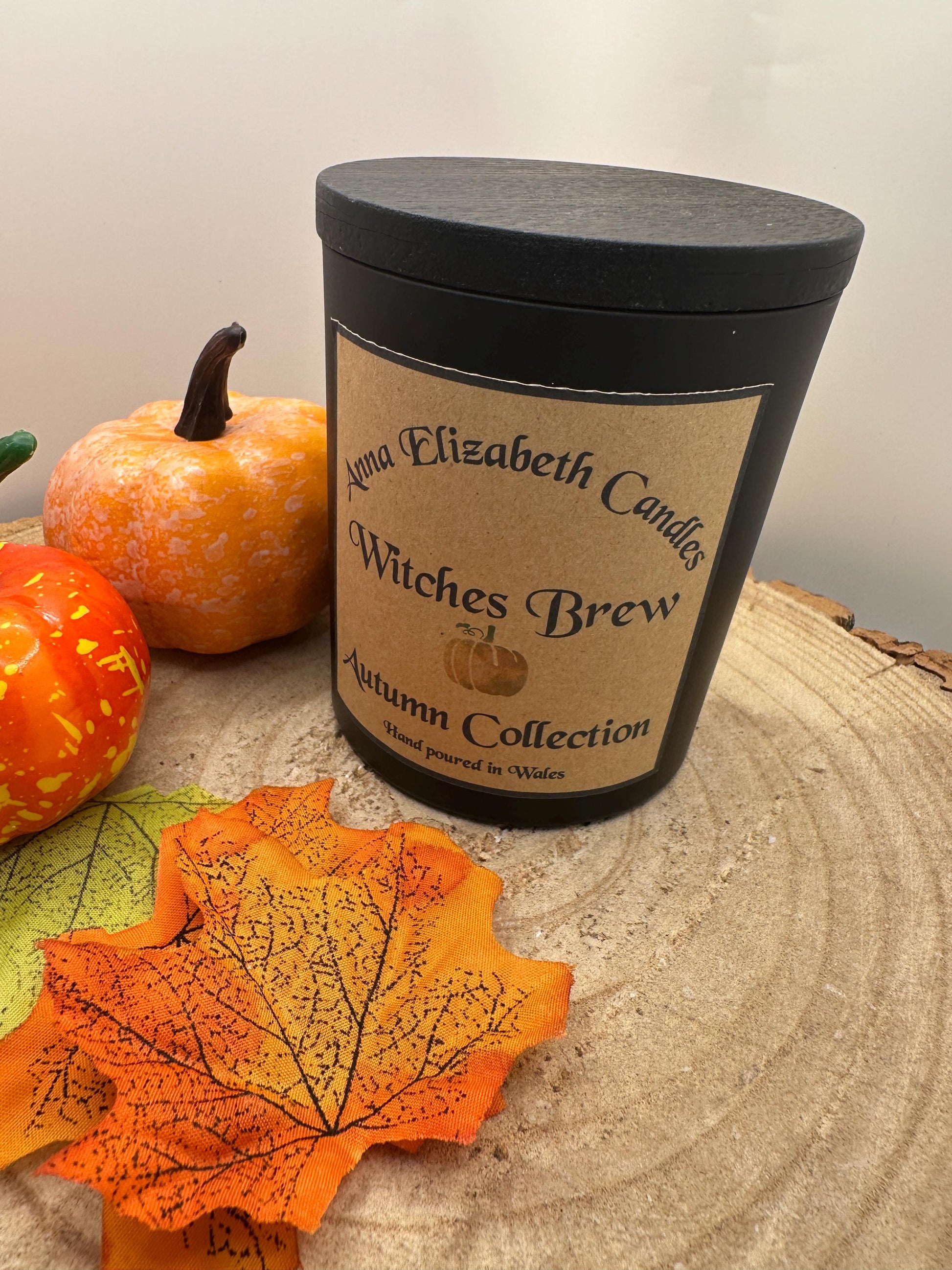 Large Autumn Candle, Pumpkin Spice, Toasted Marshmallow, Witches Brew or Gingerbread, Olive Wax Seasonal Candles