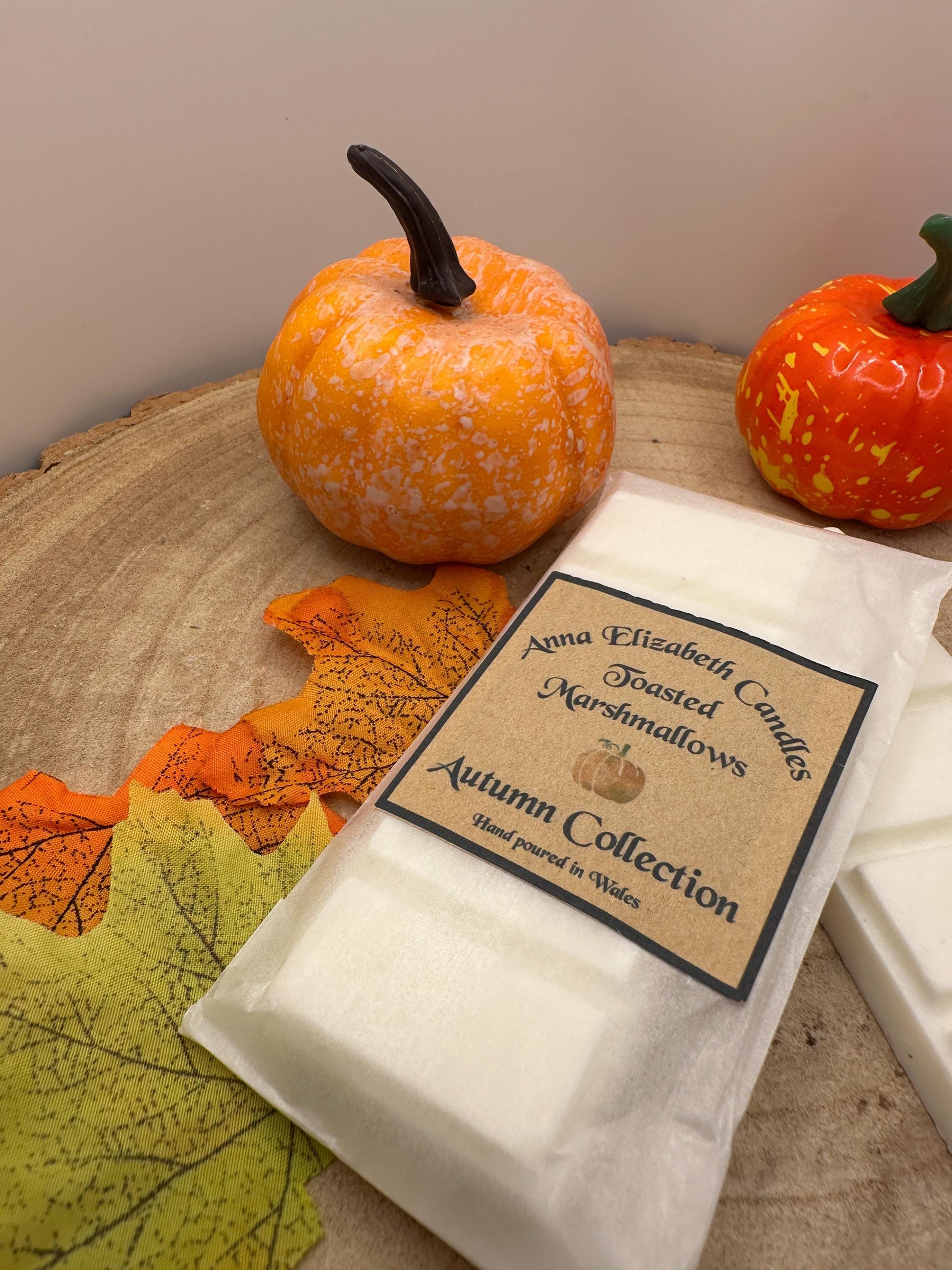 Autumn Wax Melt Snapbar, Pumpkin Spice, Toasted Marshmallow, Witches Brew or Gingerbread, Seasonal Wax Melts, Autumn Wax Melts