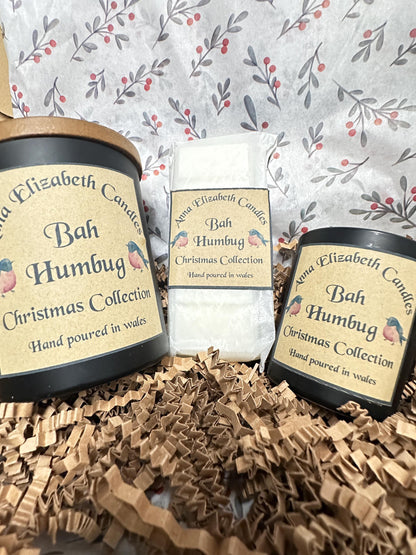 Christmas Candle & Wax Melt Gift Set, Large and Mini Olive Wax Candles with Wax Melt Gift Box, Festive Scent Home Fragrance, Christmas Scent