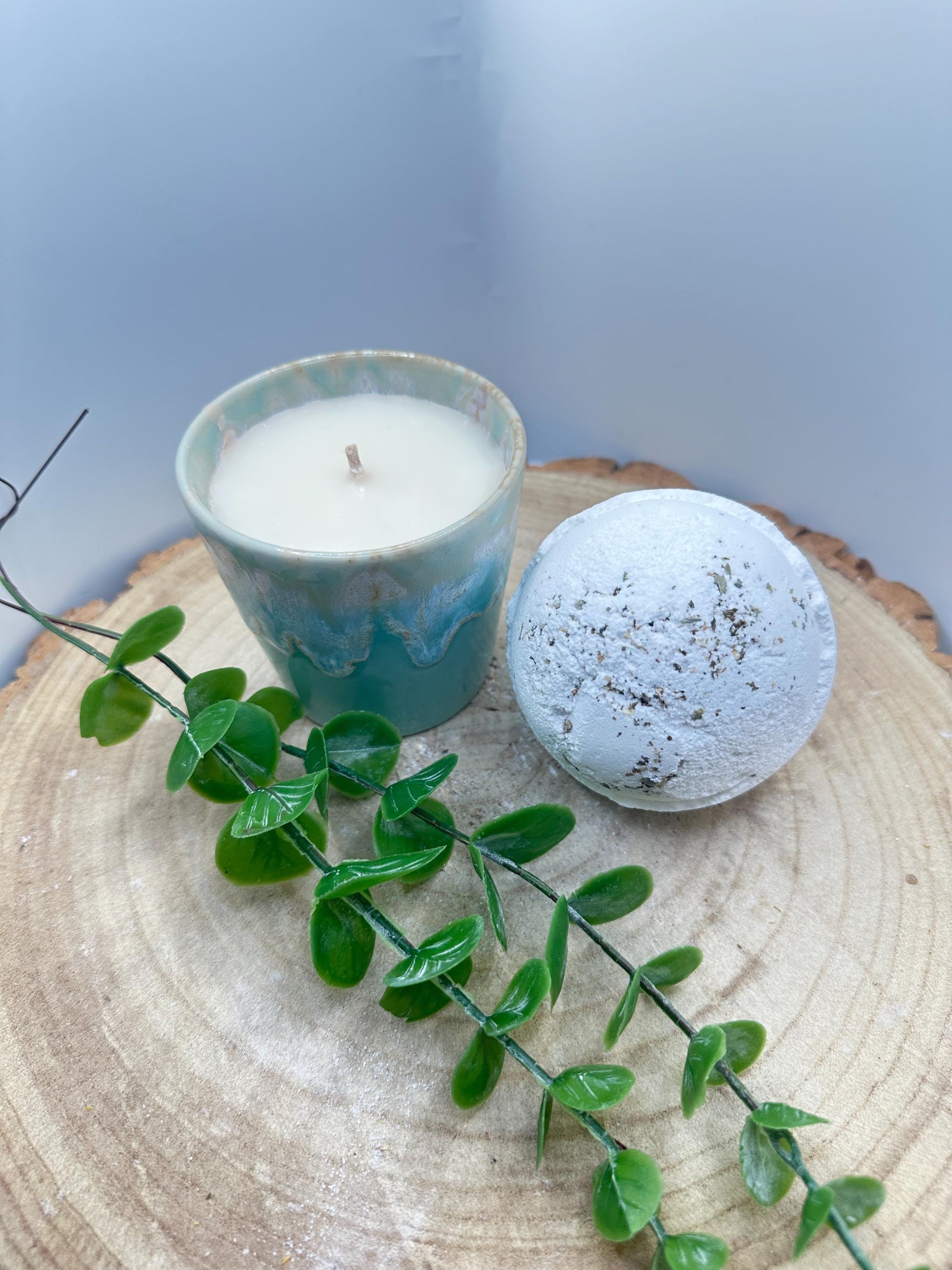 Box of Calm, Pamper Gift Set, Candle & Bath Bomb, Thoughtful Gift for Her, Relaxation Gift Box, Moments of Calm Gift