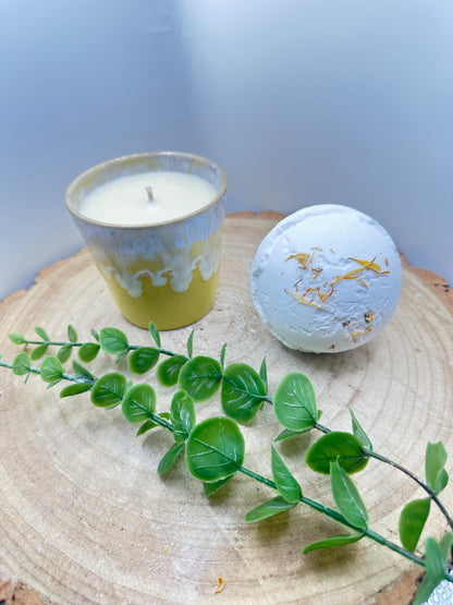Box of Energy Gift Box, Candle & Bath Bomb Gift Set, Invigorating Pamper Gift, Gifts for Her, Pick Me Up Moments
