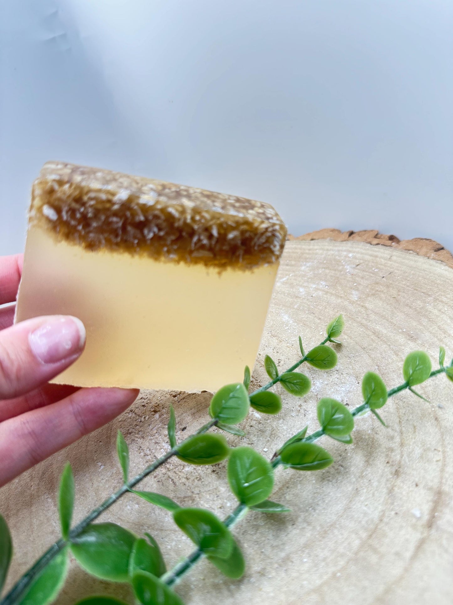 Honey & Oatmeal Soap Bar, Soothing and Nourishing Soap for Soft Healthy Skin, Pamper Gifts