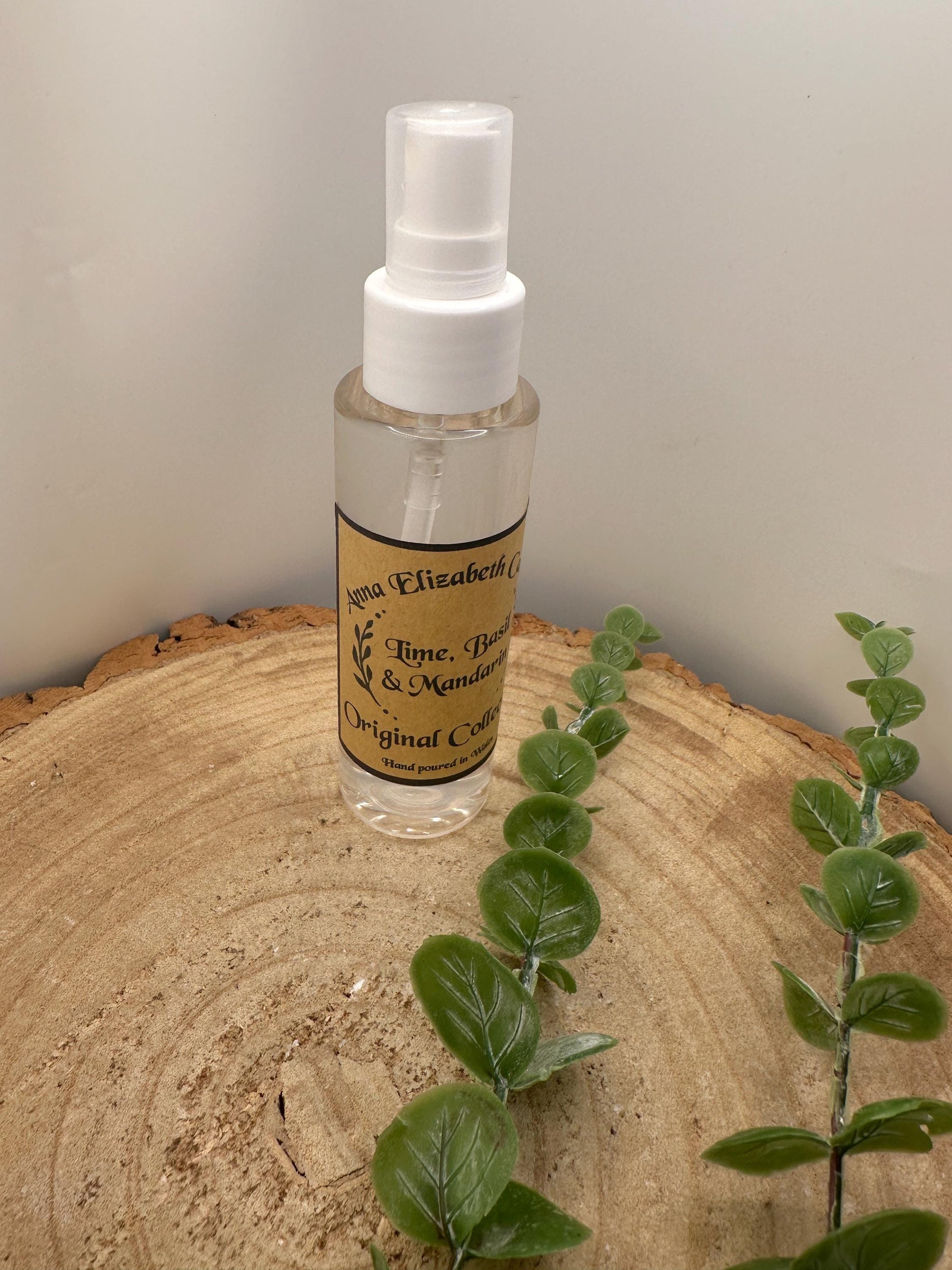 Lime Basil Mandarin Natural Room Spray: Eco-Friendly Home Refresh