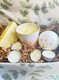 Luxury Gift Box, Box of Positivity, Candle, Soap & Bath Bomb, Birthday or Thank You Gift, Wellness Paper Set