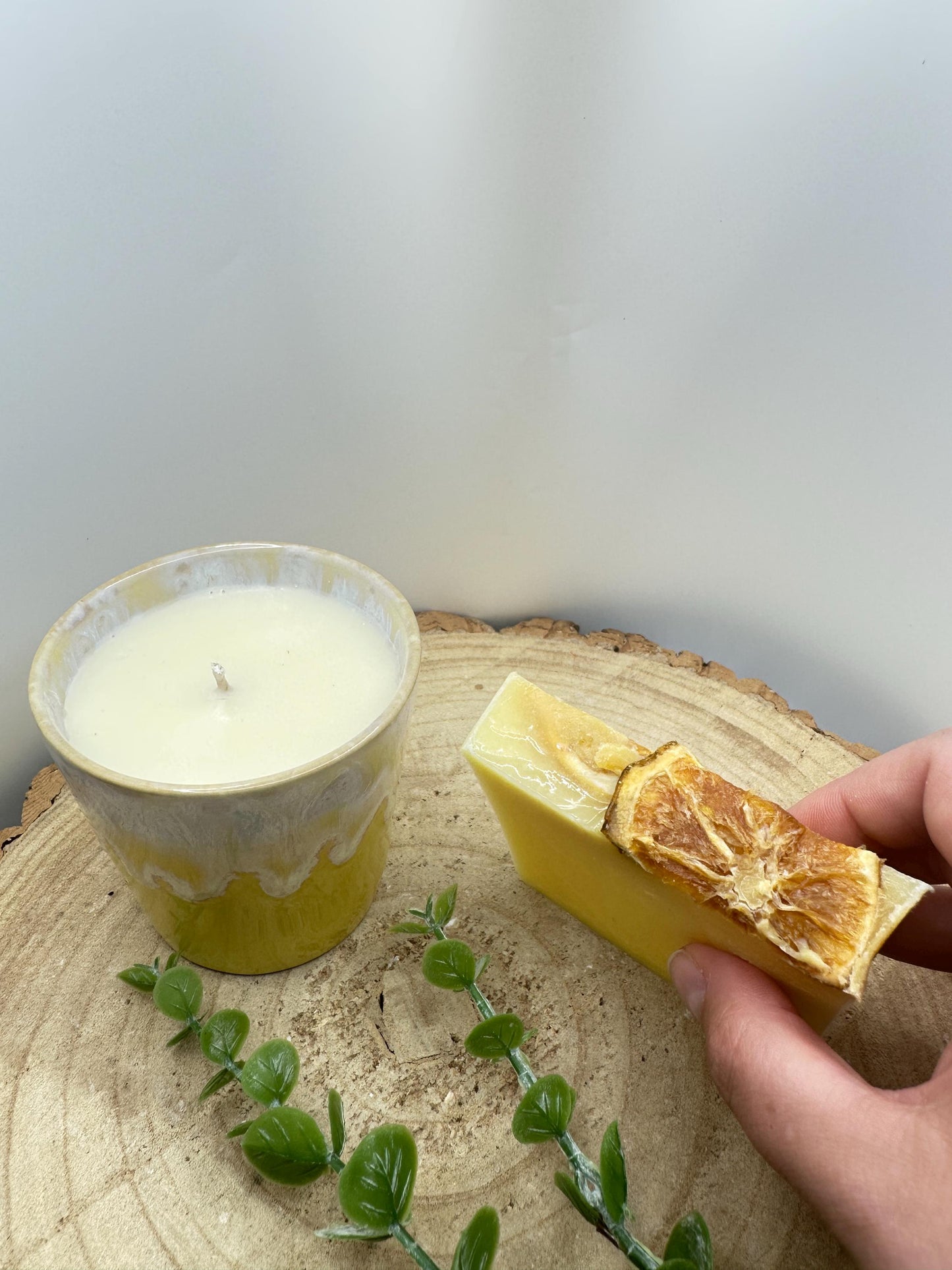Box of Energy Wellness Box, Candle & Sunshine Soap Gift Set, Bright and Uplifting Wellness