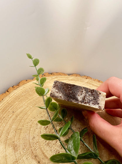 Coconut Soap Bar, Creaming & Nourishing Soap Bar with Gentle Exfoliation