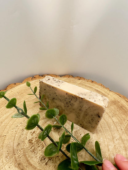 Coconut Soap Bar, Creaming & Nourishing Soap Bar with Gentle Exfoliation