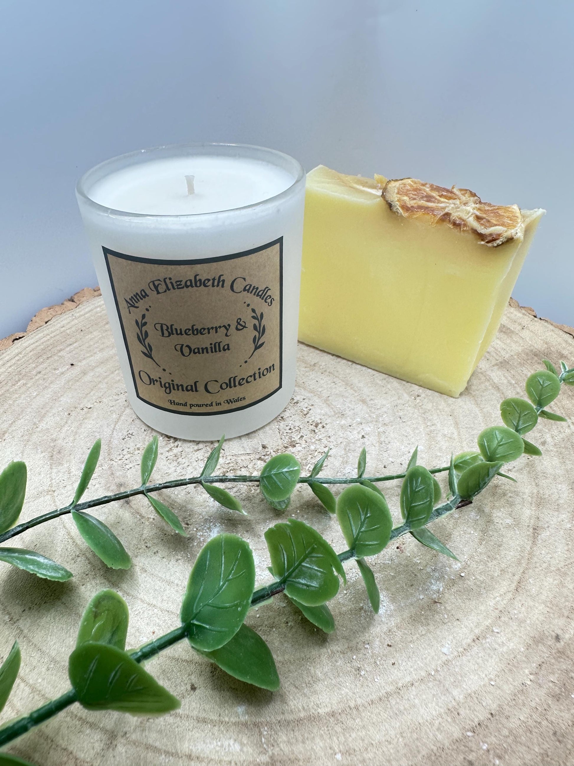 Personalised Candle & Soap Gift Set, Medium Frosted Jar Candle with Luxury Soap, Gift Box for Her, Wellness Gift Box, Personalised Gift Box
