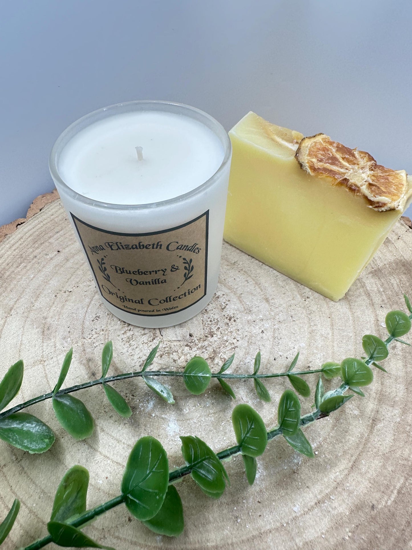 Personalised Candle & Soap Gift Set, Medium Frosted Jar Candle with Luxury Soap, Gift Box for Her, Wellness Gift Box, Personalised Gift Box