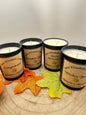 Mini Autumn Candles Gift Box, Set of 4 Olive Wax Seasonal Candles, Cosy Autumn Gifts for Her