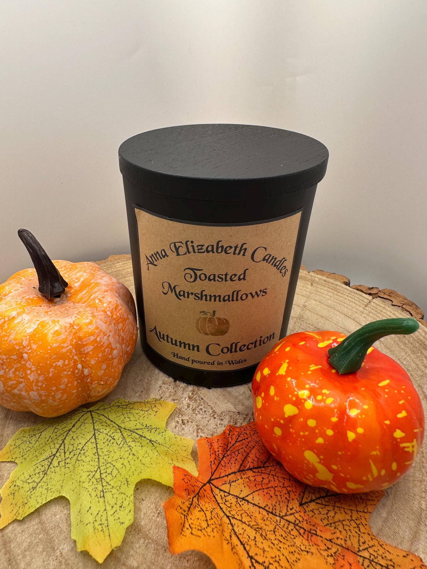 Large Autumn Candle, Pumpkin Spice, Toasted Marshmallow, Witches Brew or Gingerbread, Olive Wax Seasonal Candles