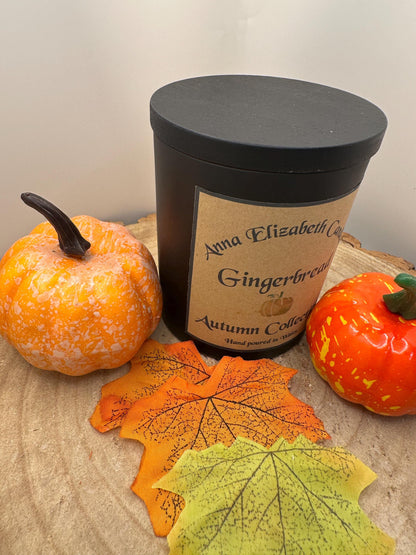 Large Autumn Candle, Pumpkin Spice, Toasted Marshmallow, Witches Brew or Gingerbread, Olive Wax Seasonal Candles