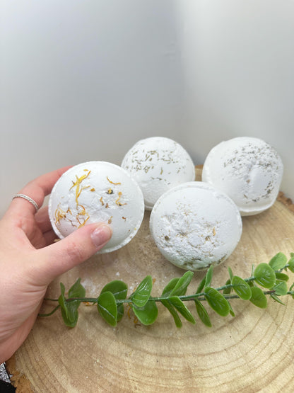 Luxury Bath Bomb Collection, Revive Relax Energise & Detox, Bath Fizzers,