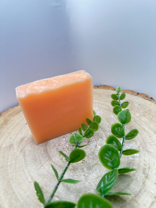 Peach & Apple Soap Bar, Fruity and Refreshing Soap Bar