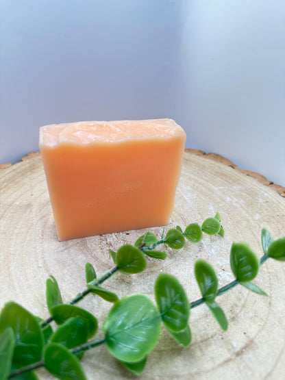 Peach & Apple Soap Bar, Fruity and Refreshing Soap Bar