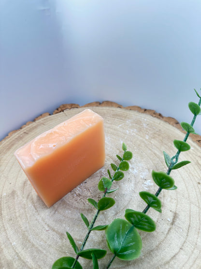 Peach & Apple Soap Bar, Fruity and Refreshing Soap Bar