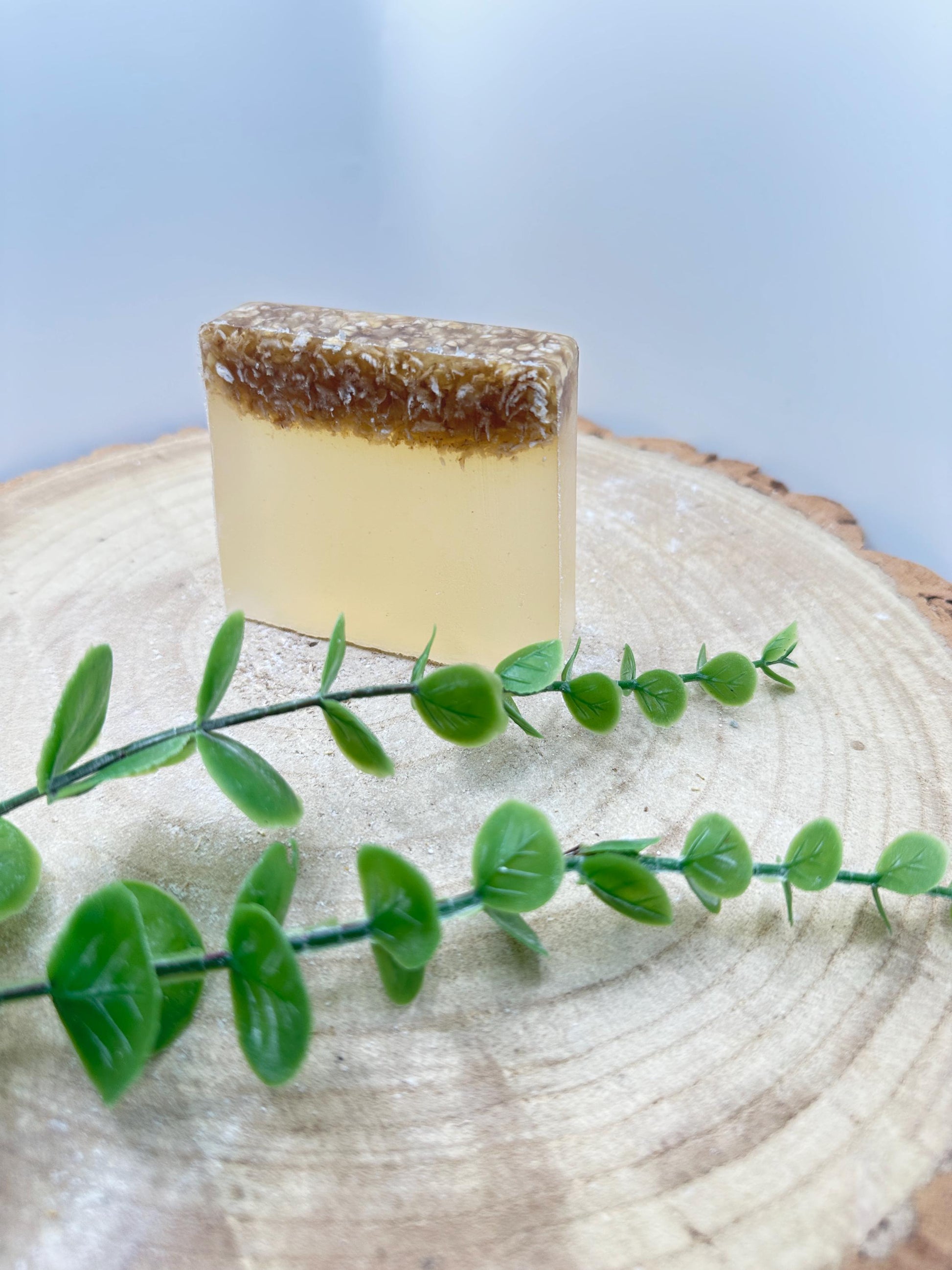 Honey & Oatmeal Soap Bar, Soothing and Nourishing Soap for Soft Healthy Skin, Pamper Gifts