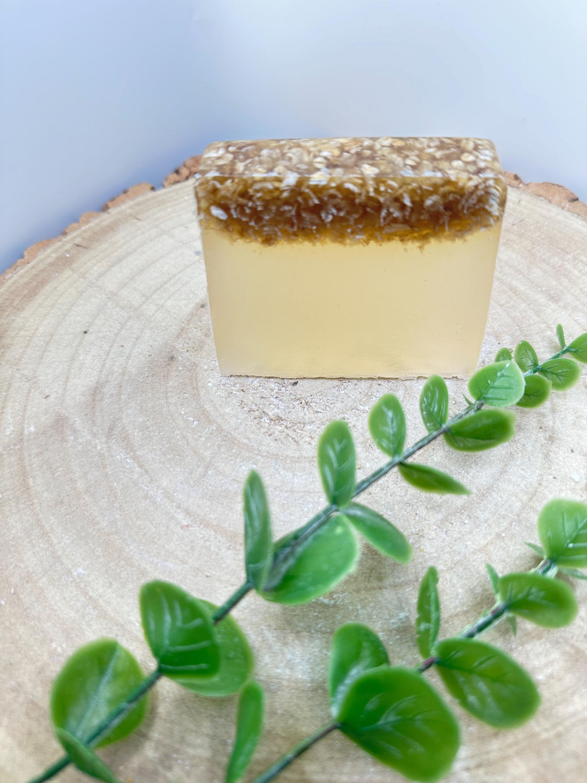 Honey & Oatmeal Soap Bar, Soothing and Nourishing Soap for Soft Healthy Skin, Pamper Gifts