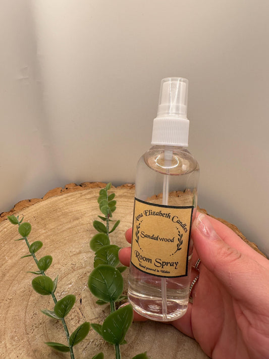 Sandalwood Room Spray, Home Fragrance Mist, 100ml, Long Lasting Scented Room Spray
