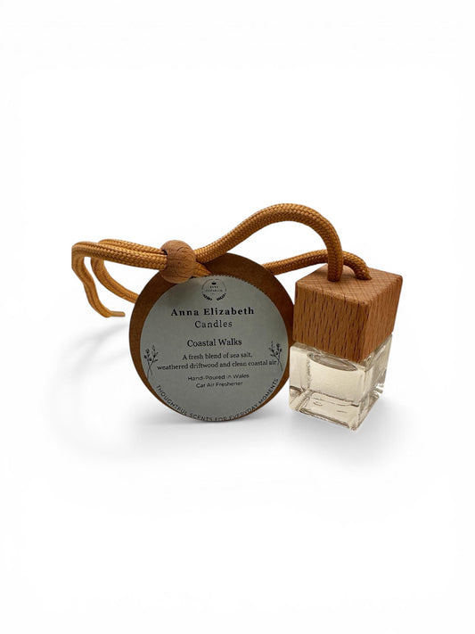 Handcrafted Car Air Freshener, Long Lasting Home Fragrance, Natural Fragrance, Original Collection Scents, Glass Air Freshener