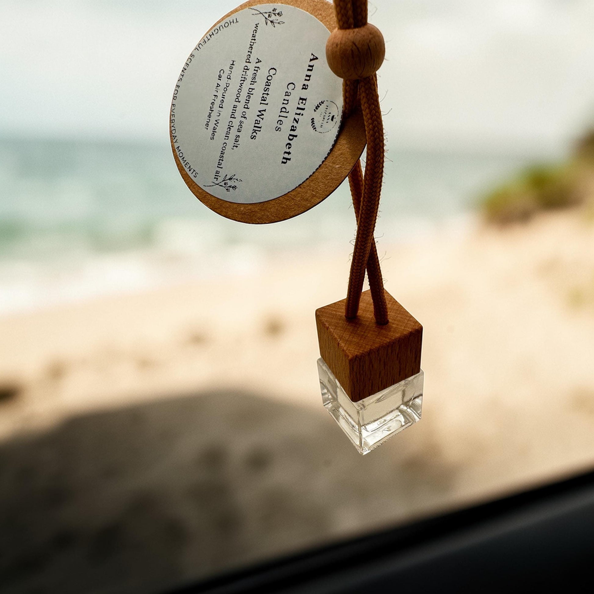 Car Air Freshener with Refill Oil, Refillable Car Air Freshener, Hanging Car Air Freshener Set, Long Lasting Car Scent