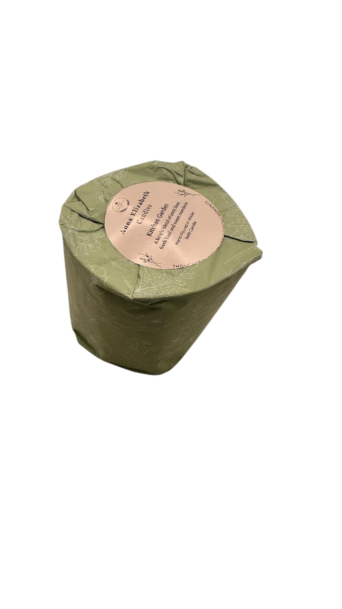 Candle Refill Set Spring Scents, 3 Candle Refills, Refillable Candle, Sustainable Candle Inserts, Olive Wax