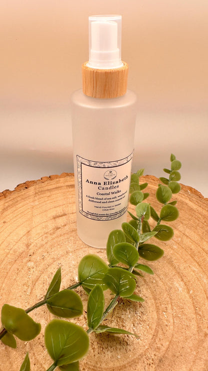 Refillable Room Spray with Refill Pouch, Glass Bottle Room Spray, Home Fragrance Spray, Long Lasting Room Mist, Eco Friendly