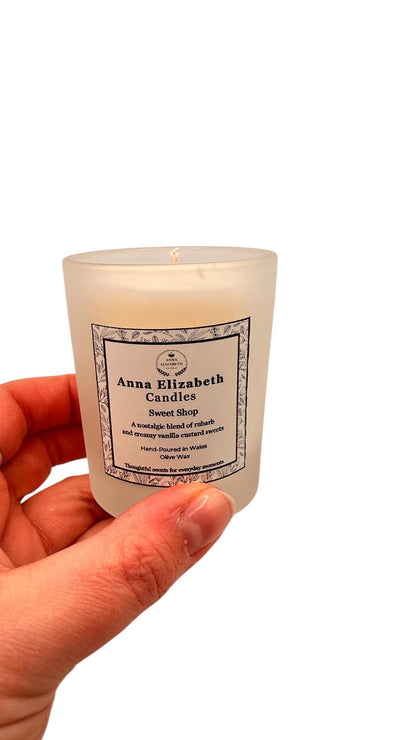 Personalised Candle Gift, Mini Scented Candle, Small Candle Gift, Olive Wax Candle, Ready to Gift, Home Fragrance