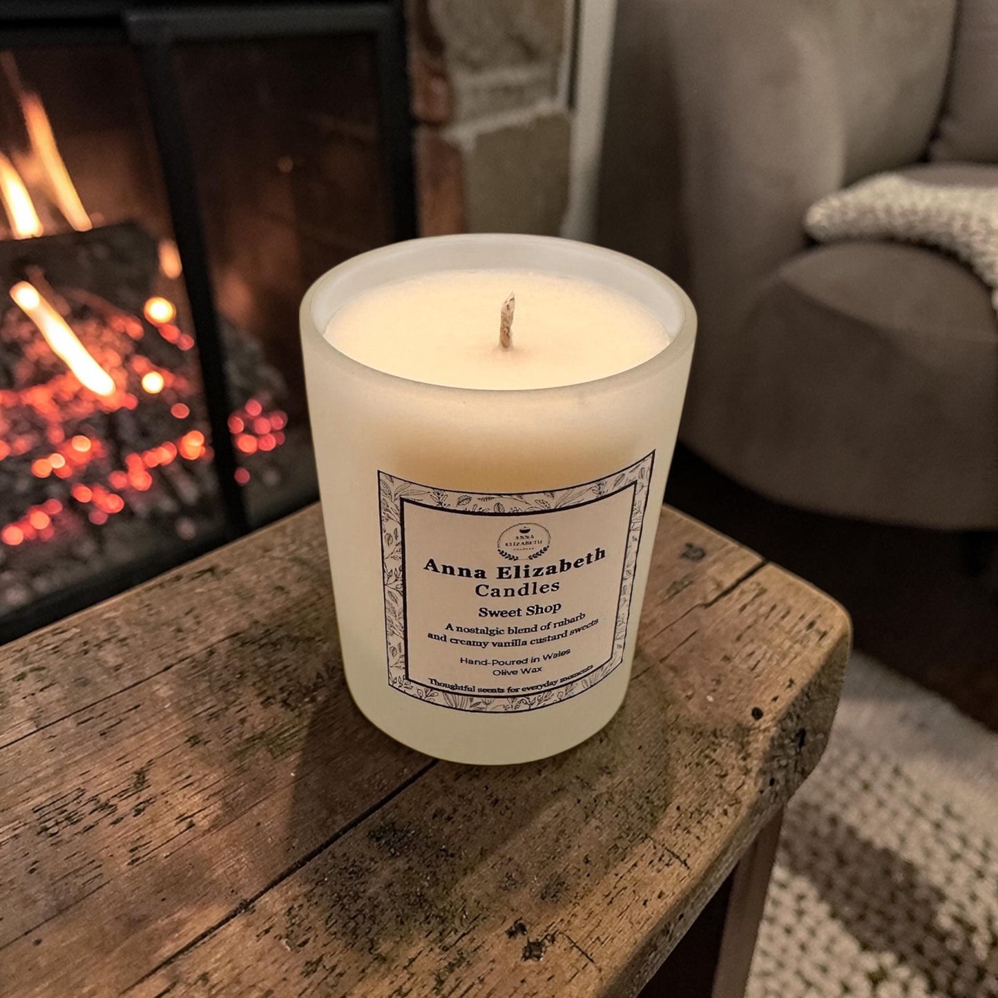 Refillable Candle Set, Large Scented Candle with Refill, Olive Wax Candle, Home Fragrance, Long Lasting Candle