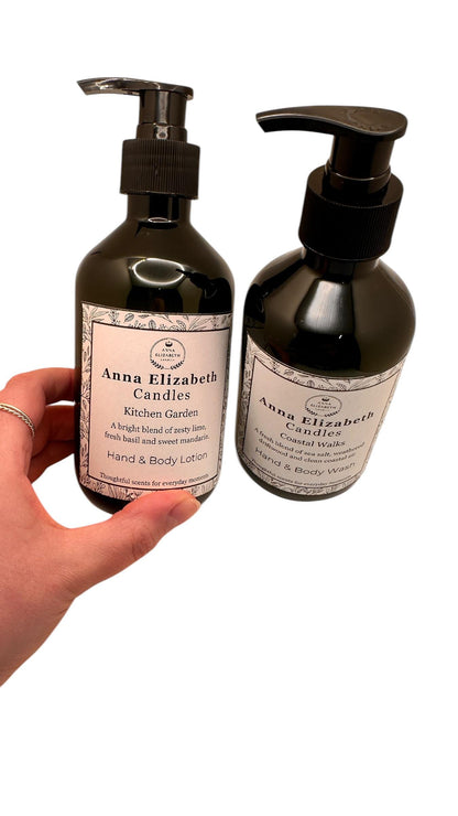 Hand Wash and Lotion Set, Scented Body Wash, Hand Lotion Set, Bathroom Set, Home Fragrance, Everyday Luxury