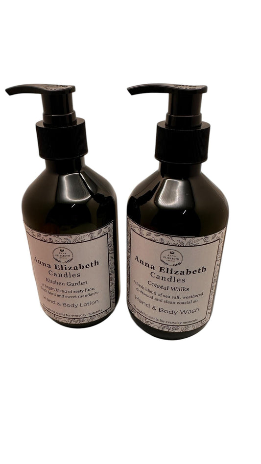 Personalised Bathroom Gift Set, Hand Wash & Lotion Set, Custom Home Fragrance Gift, Ready to Gift, Self Care Gift Set