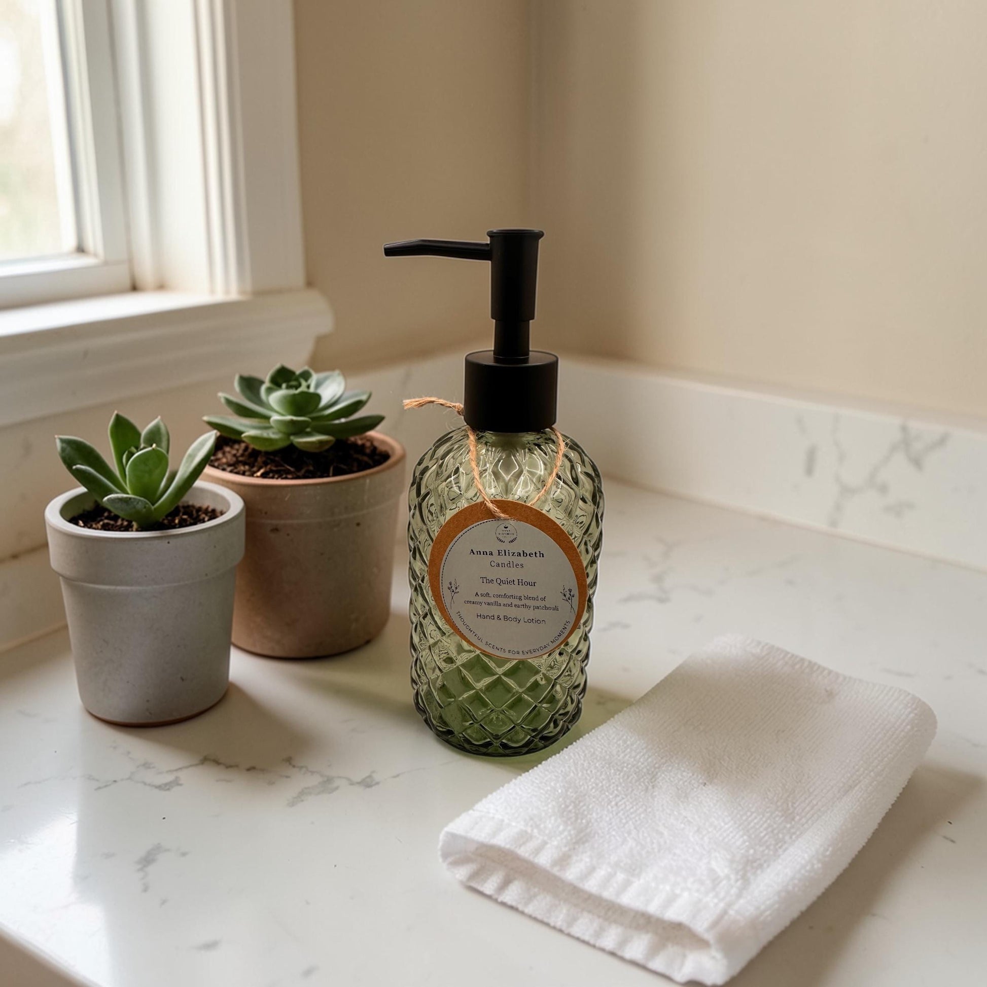 Hand & Body Lotion, Scented Body Lotion, Refillable Glass Bottle, Moisturising Lotion, Home Fragrance, Skin Care