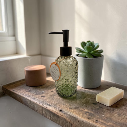 Hand & Body Wash, Scented Body Wash, Refillable Glass Bottle, Liquid Hand Soap, Home Fragrance, Bathroom Essentials