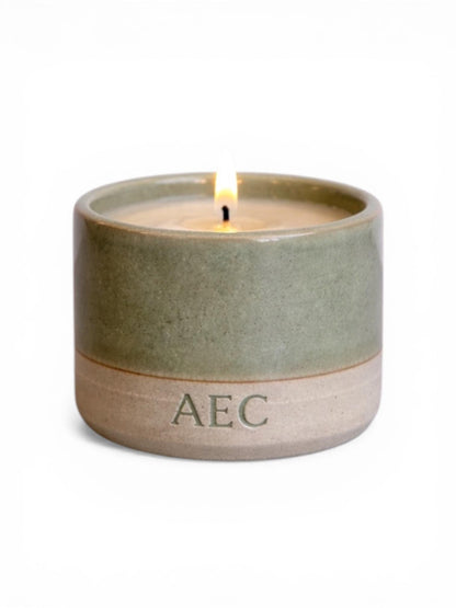 Personalised Mini Candle with Refill, Small Ceramic Candle Gift, Custom Candle, Refillable Candle Set, Home Fragrance