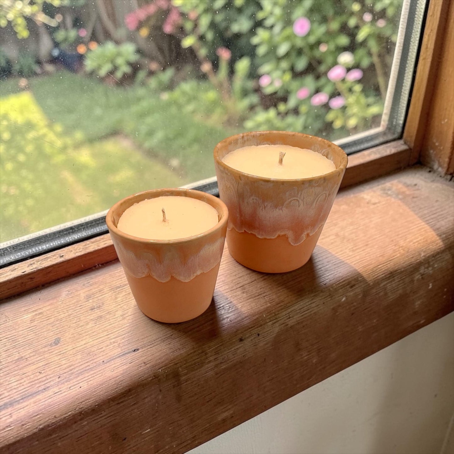 Wellness Candle for Positivity, Essential Oil Candle, Mini Pink Candle, Self Care Gift, Aromatherapy Candle