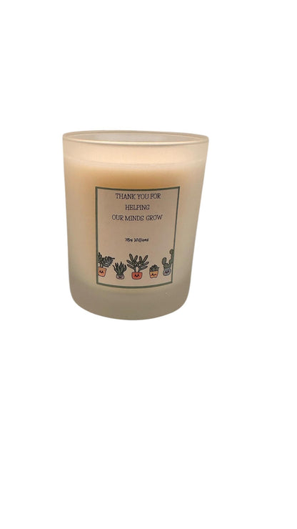 Thank You Teacher Candle, Personalised Teacher Gift, End of Term Gift, Teaching Assistant Gift, Nursery Teacher Gift