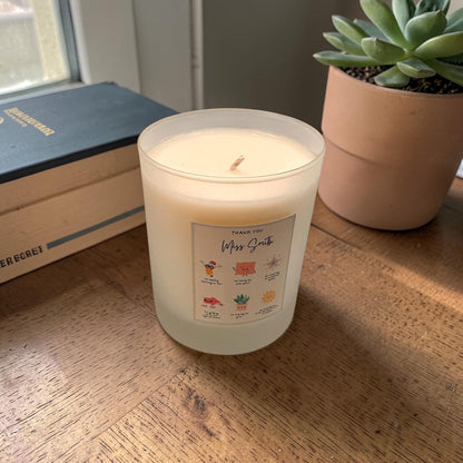 Personalised Teacher Thank You Candle, End of Term Teacher Gift, Thank You Miss Candle, Nursery Teacher Gift, Teaching Assistant Gift